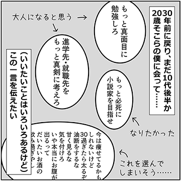 「はじめに」の話（２コマ目）